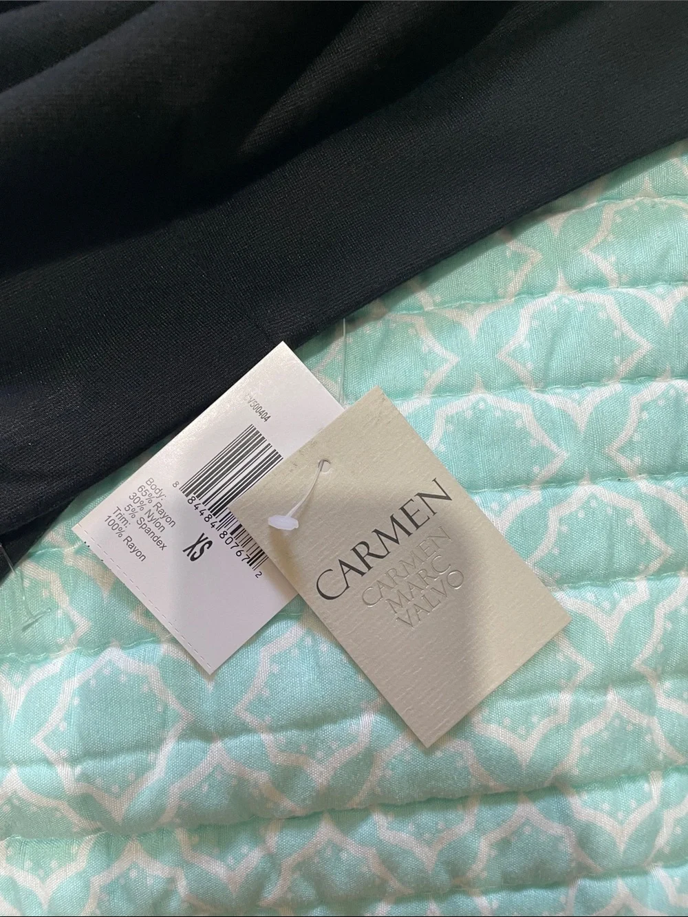 Carmen Marc Valvo simple black